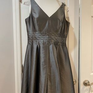 Gray/silver cocktail dress